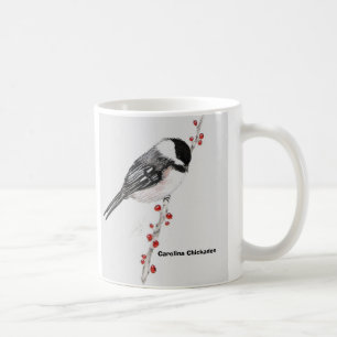 chickadee, Carolina Chickadee Coffee Mug