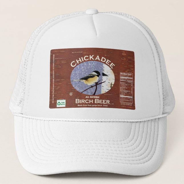 Chickadee-dee-dee Trucker Hat (Front)
