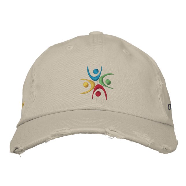 Chickadee Distressed Chino Hat (Front)