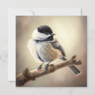 Chickadee Flat Card