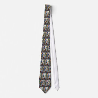 Chickadee In the Fall Tie