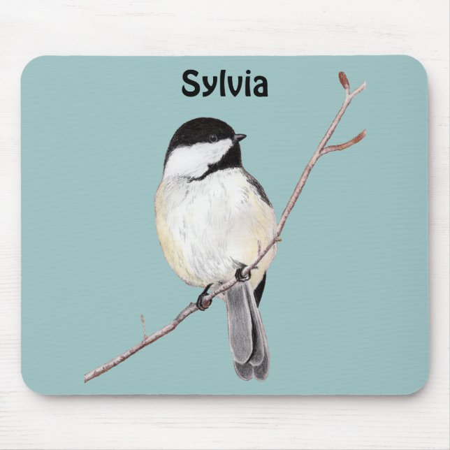 Chickadee Mouse Mat (Front)