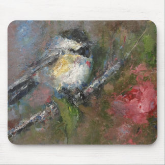 chickadee mouse mat