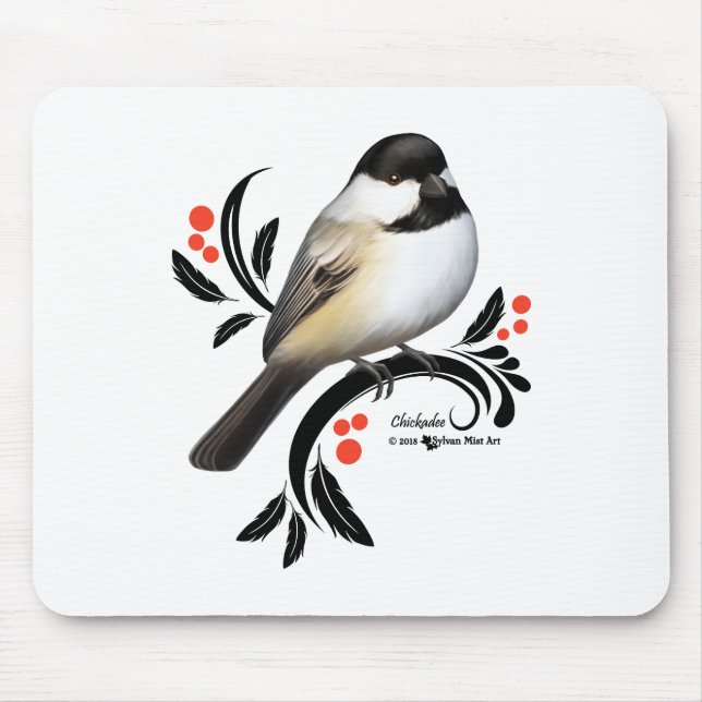 Chickadee Mouse Mat (Front)
