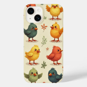 Chickadee of colourful Case-Mate iPhone 14 case