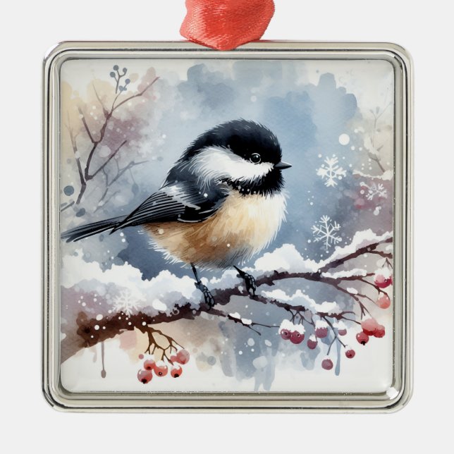 Chickadee Ornament (Front)