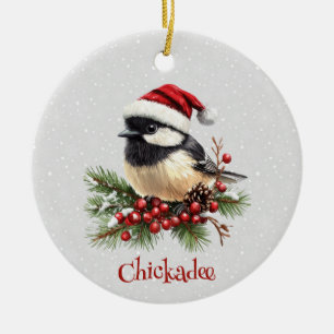 Chickadee Ornament