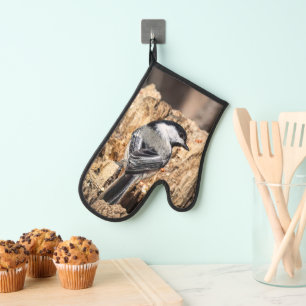 Chickadee Oven Mitt