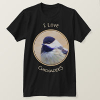 Chickadee Painting - Original Bird Art