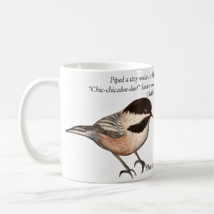Chickadee Poetry Mug