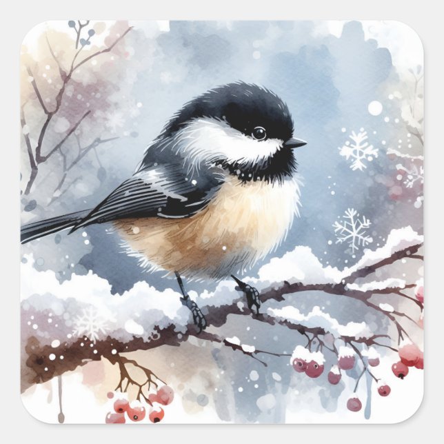 Chickadee Stickers (Front)