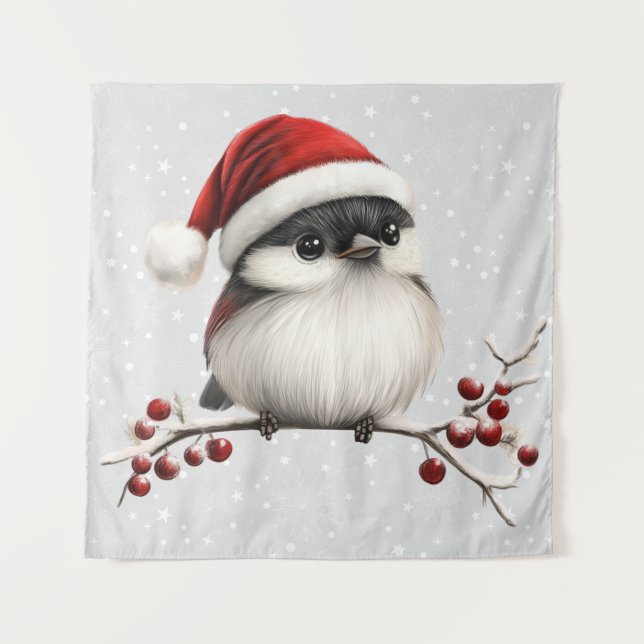 Chickadee Tapestry (Front)