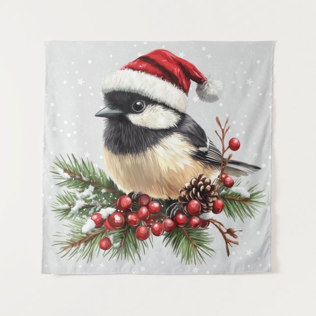 Chickadee Tapestry (Front)