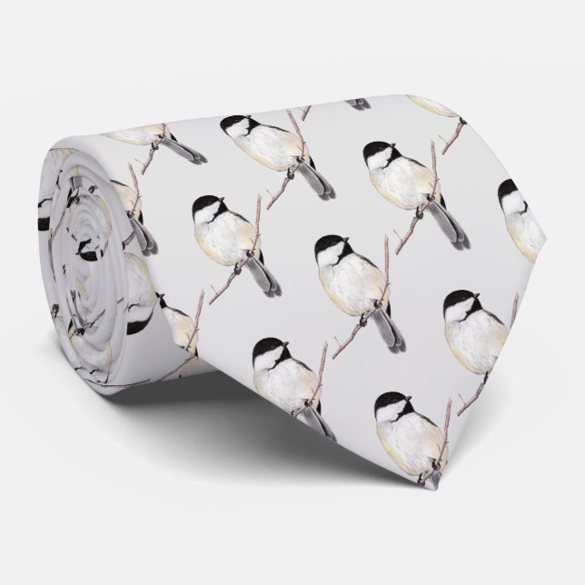 Chickadee Tie (Rolled)