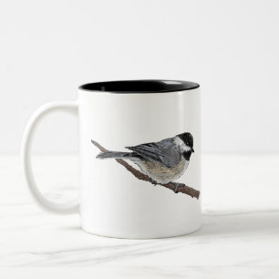 Chickadee Two-Tone Coffee Mug