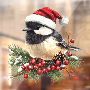 Chickadee Window Cling
