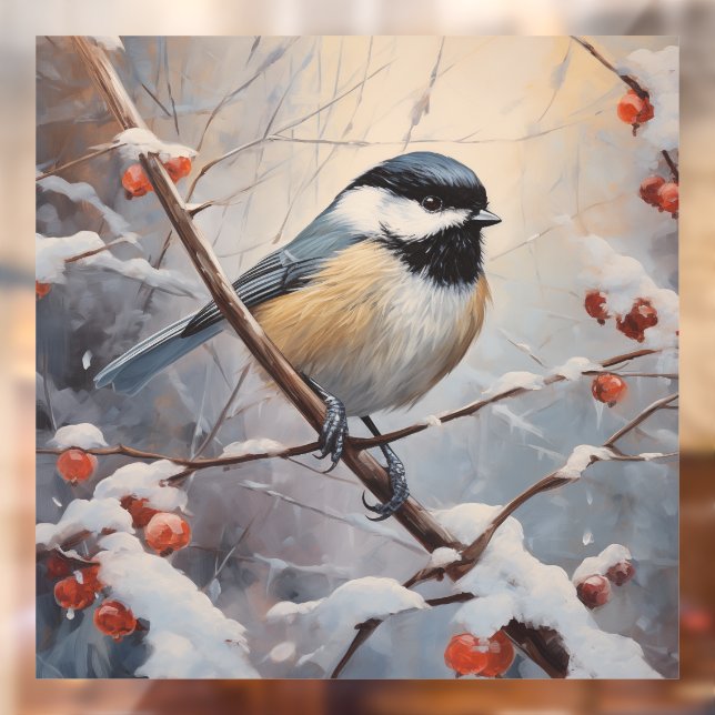 Chickadee Window Cling (Sheet 2)