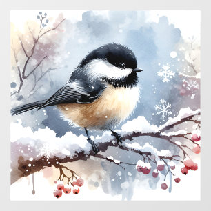 Chickadee Window Cling