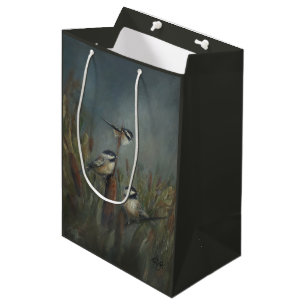 Chickadees Pond Medium Gift Bag