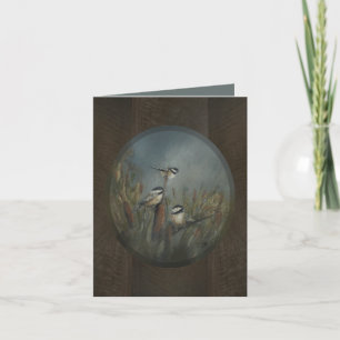 Chickadees Pond Thank You Card