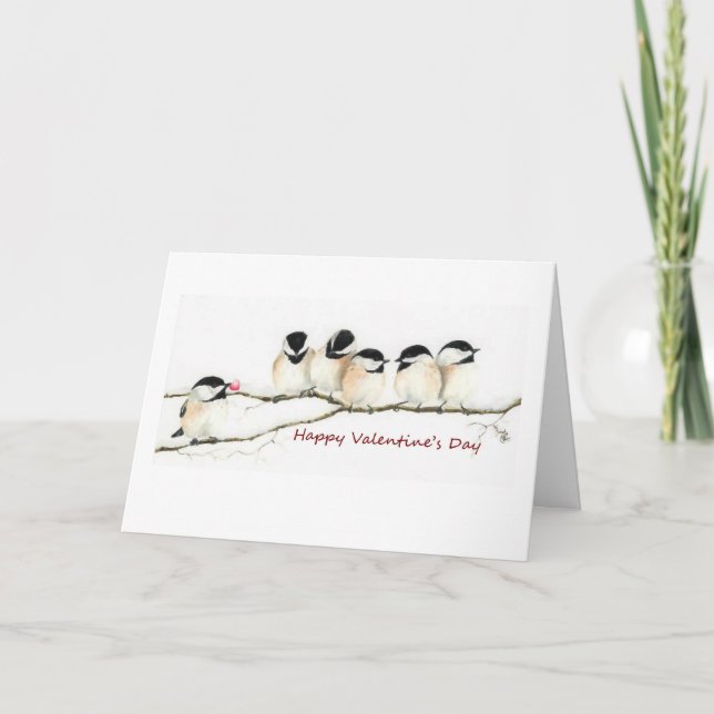 Chickadee's Valentine Card (Front)