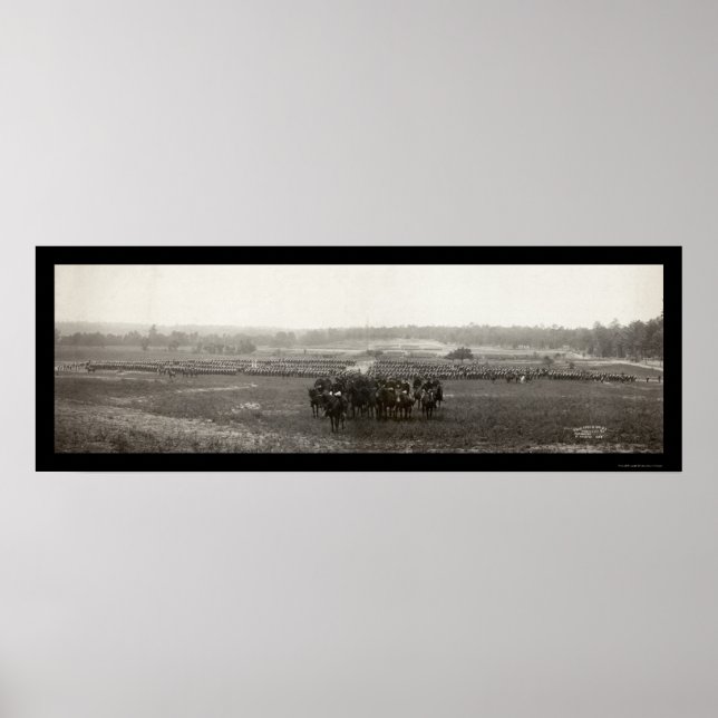 Chickamauga Army Photo 1898 Poster (Front)