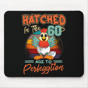 Chicken 60th Birthday Perfeggtion Chick Rnyard Far Mouse Mat