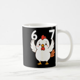 Chicken 67 Meme Six Seven Funny Gen Alpha  Coffee Mug