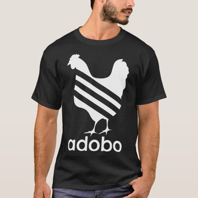 Chicken Adobo T  Funny Filipino Pinoy Humour T-Shirt (Front)