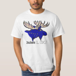 Chicken Alaska local flag elk value tee