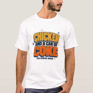 Chicken and a Can of Coke - Scouse Meme Design T-Shirt