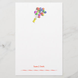 Chicken and Balloons Stationery