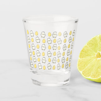 chicken and egg  shot glass