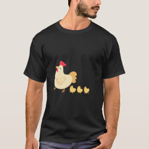 Chicken and family, animal farm, animal theme part T-Shirt