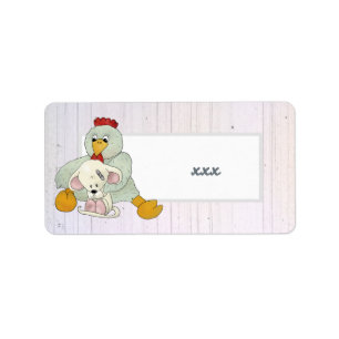 Chicken and mouse label