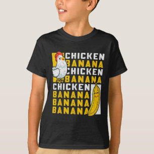 Chicken And Nana Dance Funny Fruit Meme For Women  T-Shirt