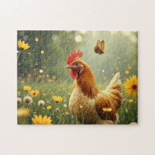 chicken and the butterfly jigsaw puzzle