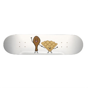 Chicken and Waffles American & Southern Cooking Skateboard