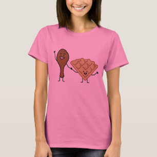 Chicken and Waffles American & Southern Cooking T-Shirt