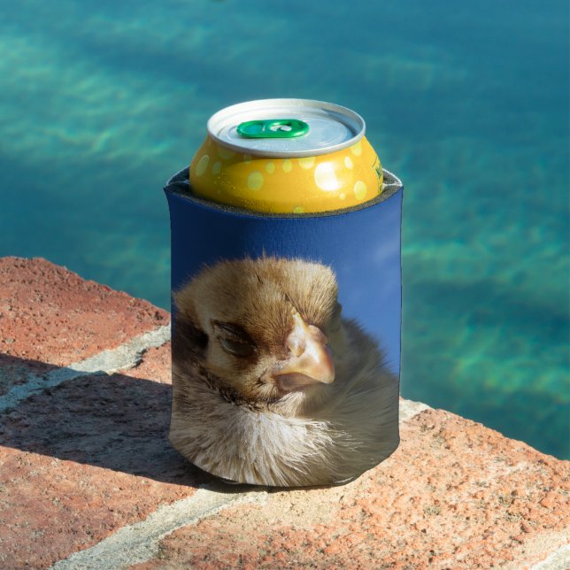 chicken, animal, chick, bird, farm,mask, cute,  can cooler (In Situ Pool)