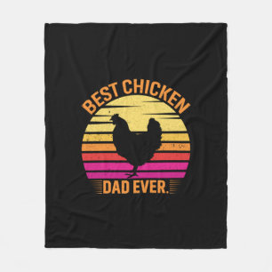 Chicken Art Best Chicken Fleece Blanket