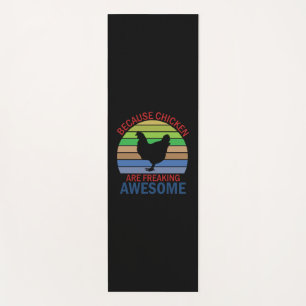 Chicken Art Chicken Are Freaking Awesome Yoga Mat