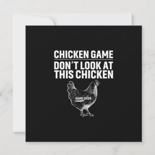 Chicken Art Chicken Game Holiday Card