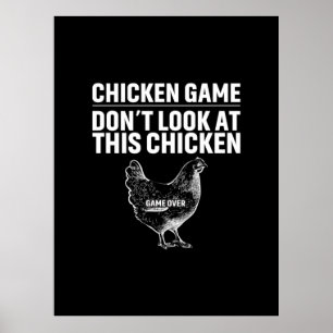 Chicken Art Chicken Game Poster