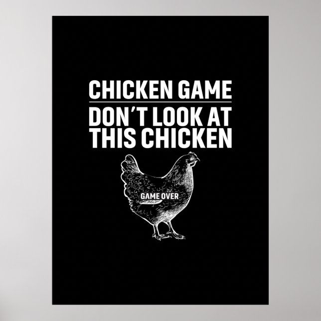 Chicken Art Chicken Game Poster (Front)