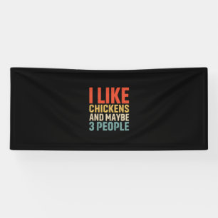 Chicken Art I Like Chickens Banner