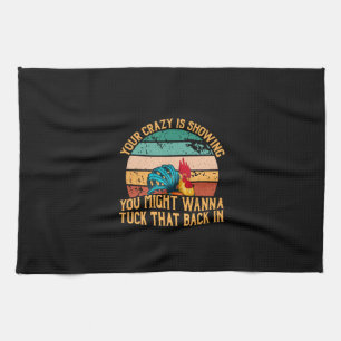 Chicken Art You Might Wanna Tuck Tea Towel