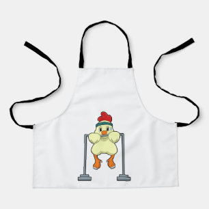 Chicken at Fitness Pull-ups Apron