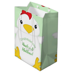 Chicken Baby Shower Farm Medium Gift Bag