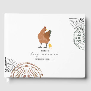 Chicken Baby Shower Guest Book